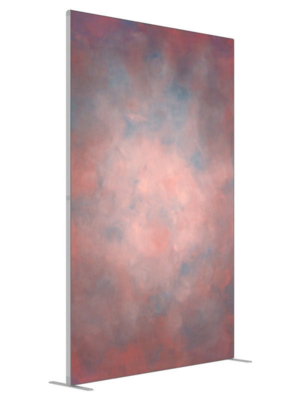 Burnished Blush shown at an angled view, photography backdrop panel for Denny StudioEdge silicone edge frame, 5 ft
