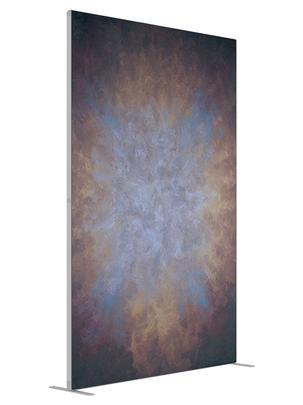Burnished Poplar shown at an angled view, photography backdrop panel for Denny StudioEdge silicone edge frame, 5 ft