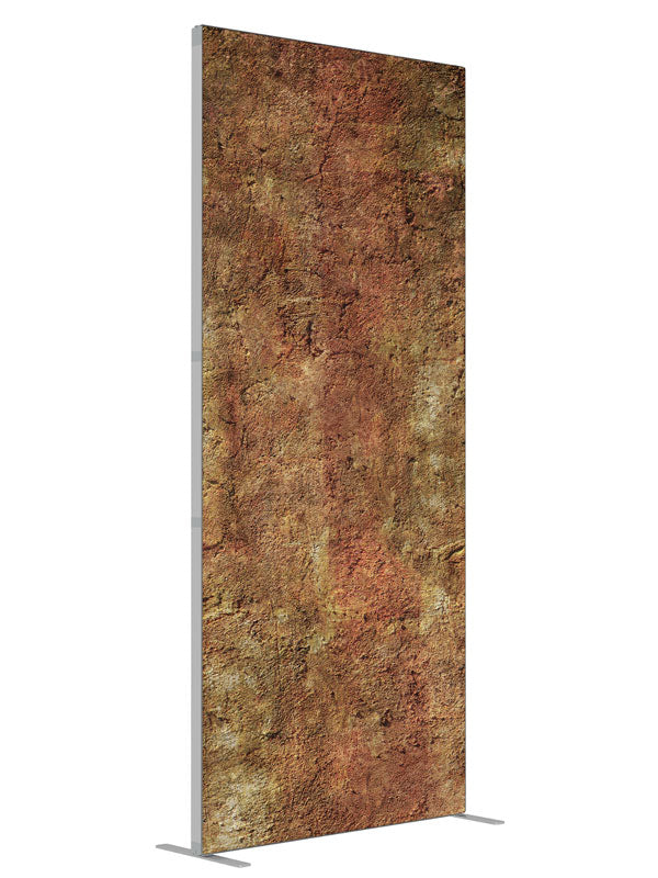 Burnt Caramel shown at an angled view, photography backdrop panel for Denny StudioEdge silicone edge frame, 3 ft