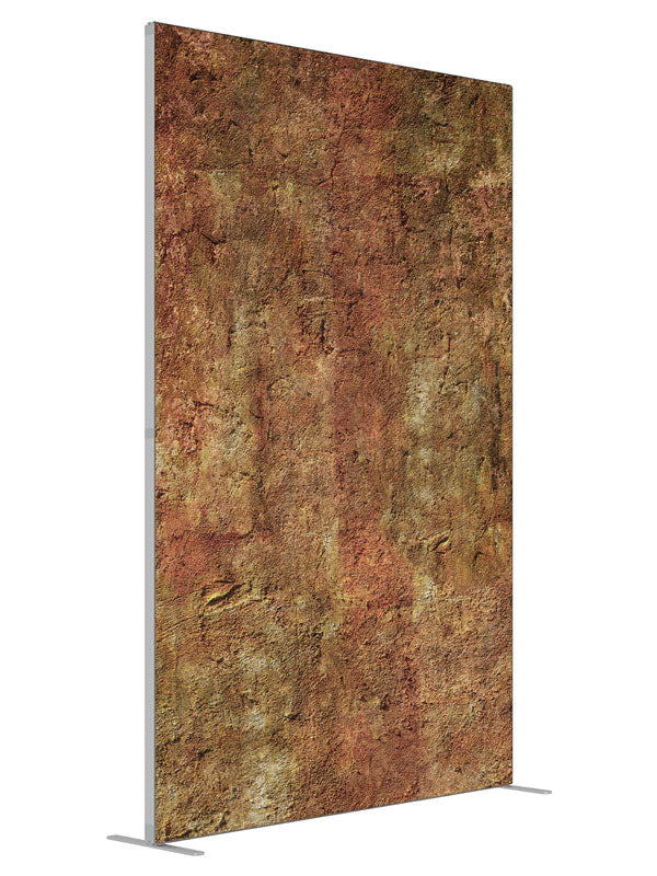 Burnt Caramel shown at an angled view, photography backdrop panel for Denny StudioEdge silicone edge frame, 5 ft