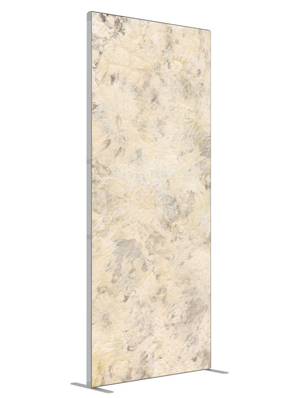 Buttermilk shown at an angled view, photography backdrop panel for Denny StudioEdge silicone edge frame, 3 ft