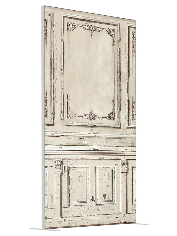 Bygone Estate shown at an angled view, photography backdrop panel for Denny StudioEdge silicone edge frame, 4 ft