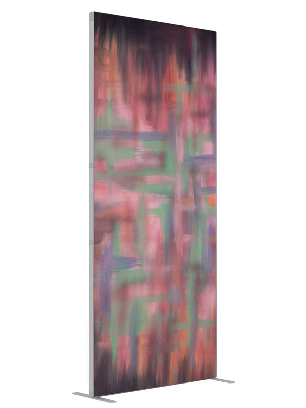Candyman shown at an angled view, photography backdrop panel for Denny StudioEdge silicone edge frame, 3 ft