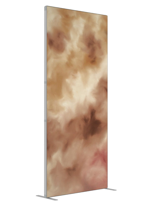 Caramel shown at an angled view, photography backdrop panel for Denny StudioEdge silicone edge frame, 3 ft
