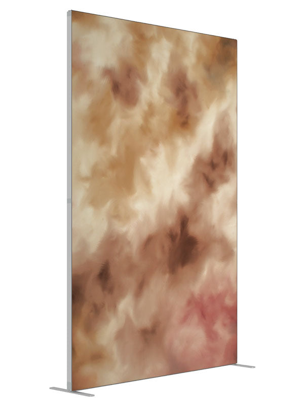 Caramel shown at an angled view, photography backdrop panel for Denny StudioEdge silicone edge frame, 5 ft
