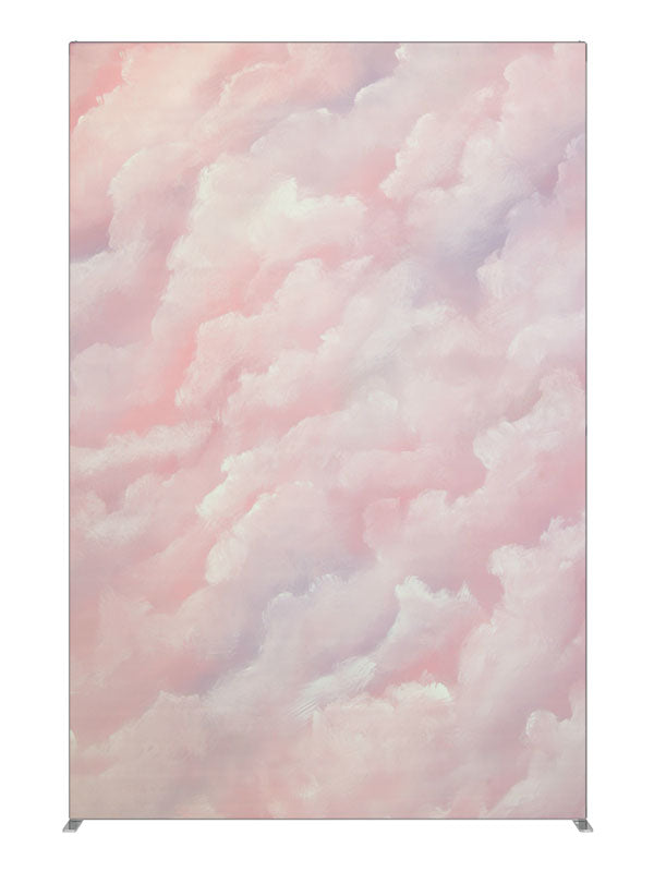 Carnation Dawn, photography backdrop panel for Denny StudioEdge silicone edge frame, 5 ft