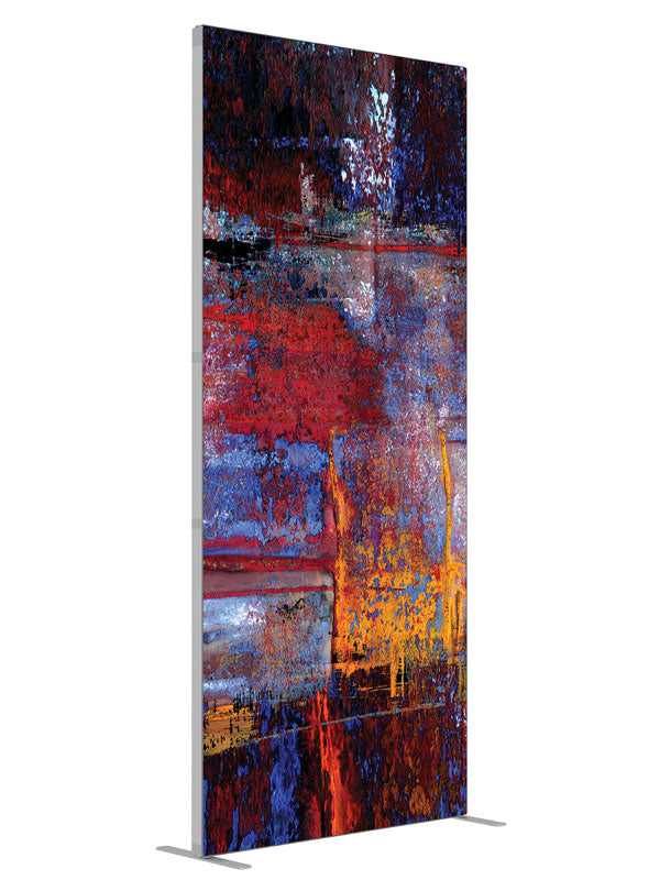 Catatonic Grunge Abstract shown at an angled view, photography backdrop panel for Denny StudioEdge silicone edge frame, 3 ft