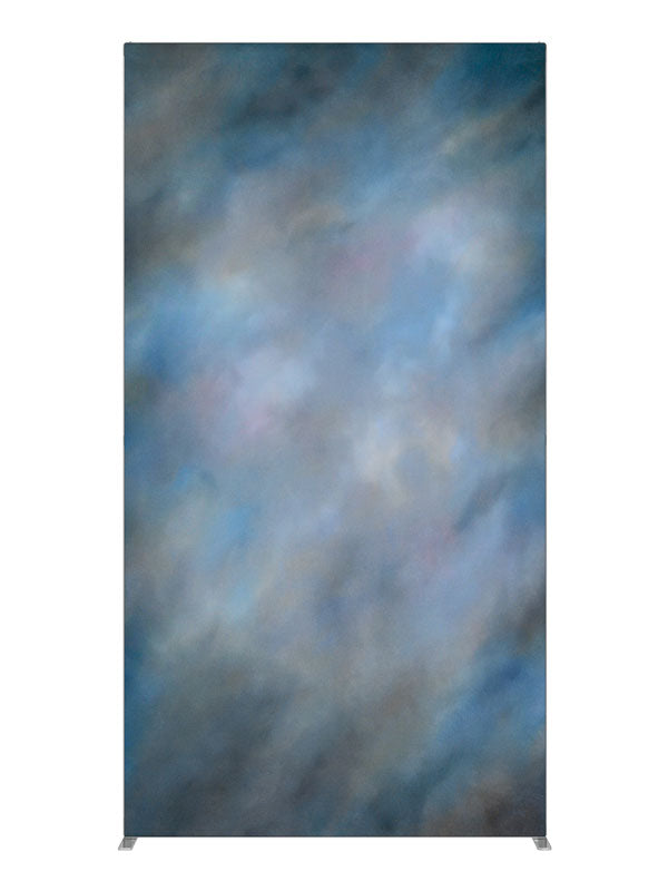 Cerulean, photography backdrop panel for Denny StudioEdge silicone edge frame, 4 ft