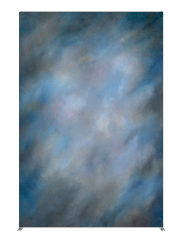 Cerulean, photography backdrop panel for Denny StudioEdge silicone edge frame, 5 ft