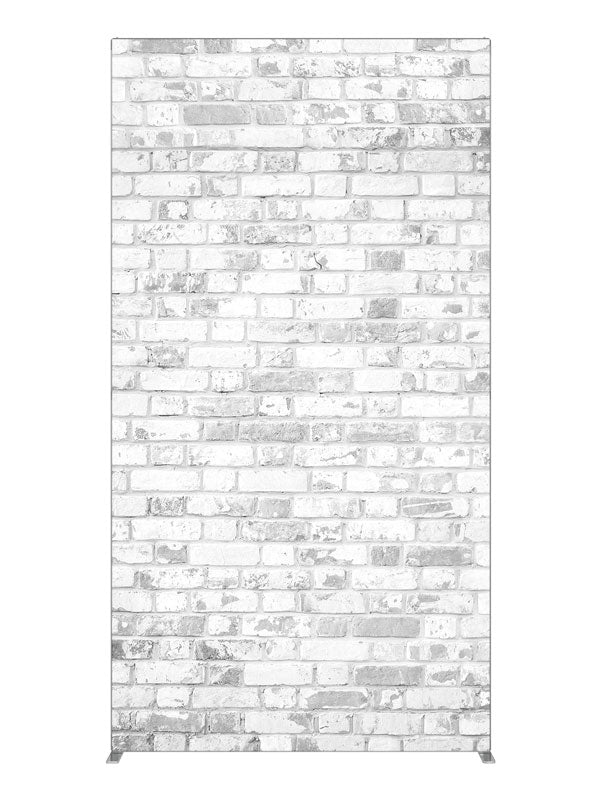 Chalky Brick, photography backdrop panel for Denny StudioEdge silicone edge frame, 4 ft