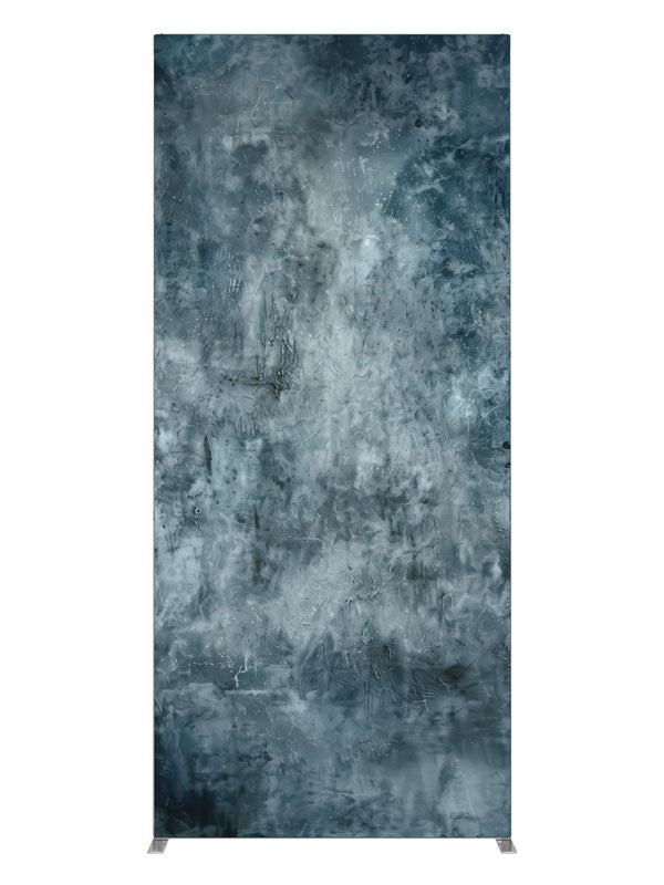 Charcoal Blue Abstract Stone, photography backdrop panel for Denny StudioEdge silicone edge frame, 3 ft