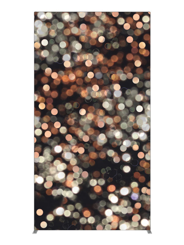 Chocolate Bokeh, photography backdrop panel for Denny StudioEdge silicone edge frame, 4 ft