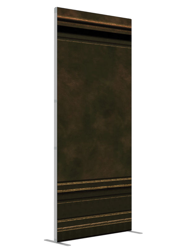 Classic Paneled Wall shown at an angled view, photography backdrop panel for Denny StudioEdge silicone edge frame, 3 ft
