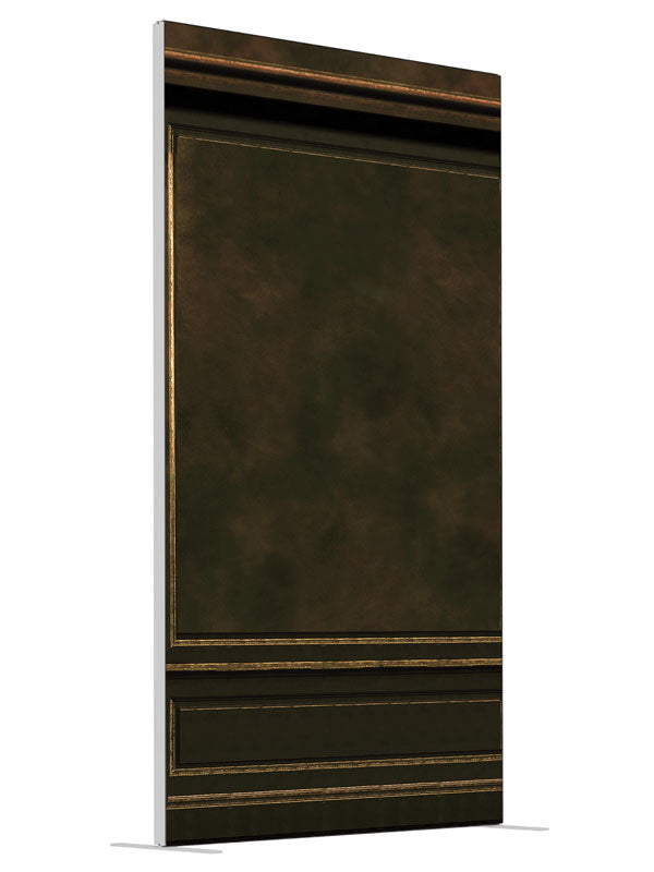 Classic Paneled Wall shown at an angled view, photography backdrop panel for Denny StudioEdge silicone edge frame, 4 ft