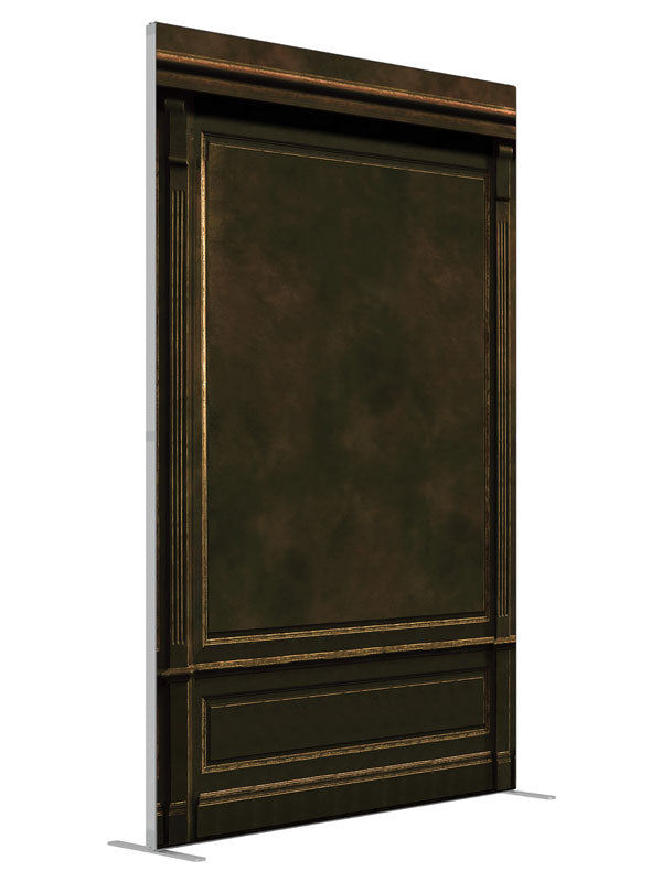 Classic Paneled Wall shown at an angled view, photography backdrop panel for Denny StudioEdge silicone edge frame, 5 ft