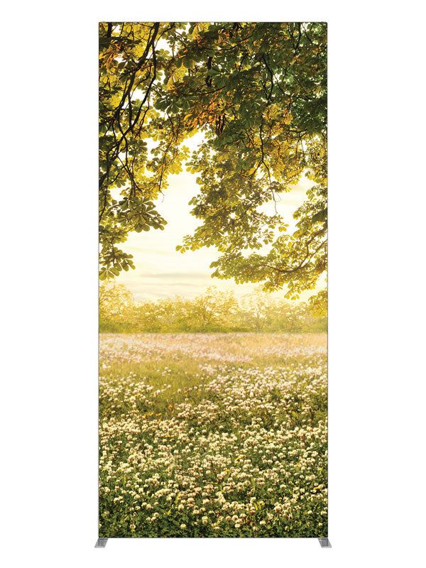 Clover Field, photography backdrop panel for Denny StudioEdge silicone edge frame, 3 ft