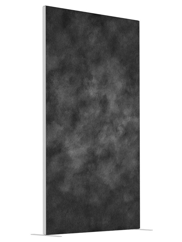 Coarse Gray shown at an angled view, photography backdrop panel for Denny StudioEdge silicone edge frame, 4 ft