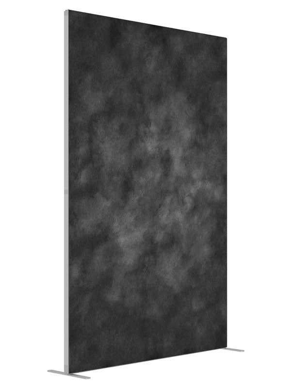 Coarse Gray shown at an angled view, photography backdrop panel for Denny StudioEdge silicone edge frame, 5 ft