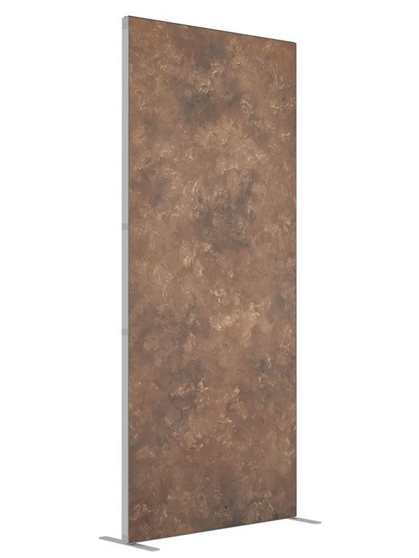 Coconut Brown shown at an angled view, photography backdrop panel for Denny StudioEdge silicone edge frame, 3 ft