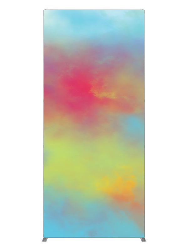 Color Clouds, photography backdrop panel for Denny StudioEdge silicone edge frame, 3 ft