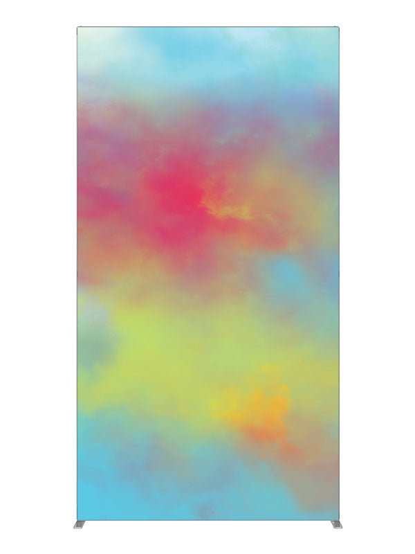 Color Clouds, photography backdrop panel for Denny StudioEdge silicone edge frame, 4 ft