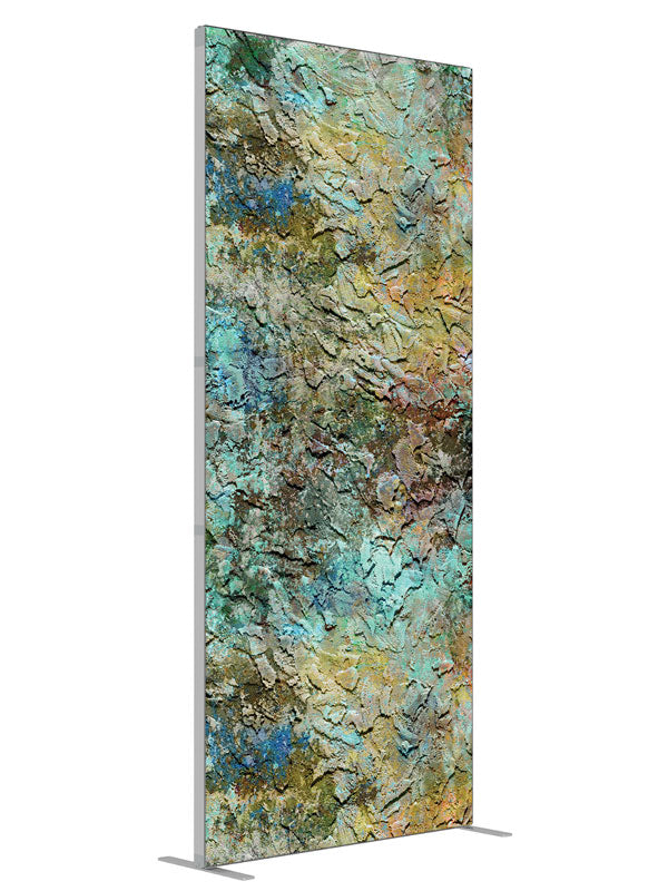 Colored Stucco shown at an angled view, photography backdrop panel for Denny StudioEdge silicone edge frame, 3 ft