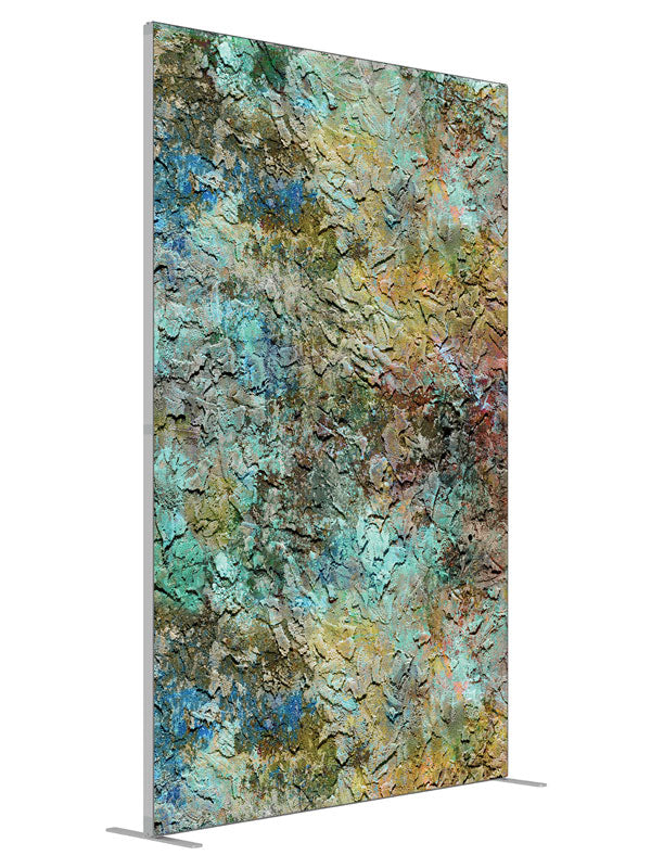 Colored Stucco shown at an angled view, photography backdrop panel for Denny StudioEdge silicone edge frame, 5 ft