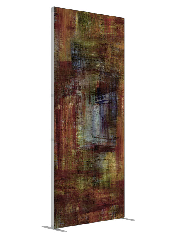 Colorific shown at an angled view, photography backdrop panel for Denny StudioEdge silicone edge frame, 3 ft