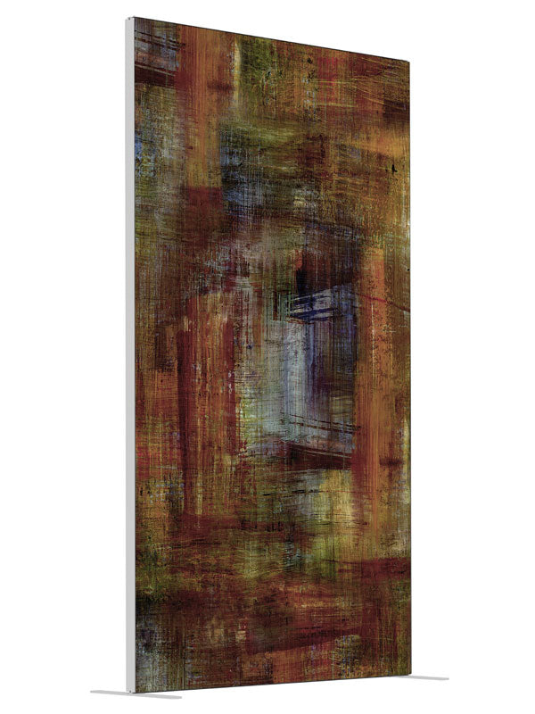 Colorific shown at an angled view, photography backdrop panel for Denny StudioEdge silicone edge frame, 4 ft