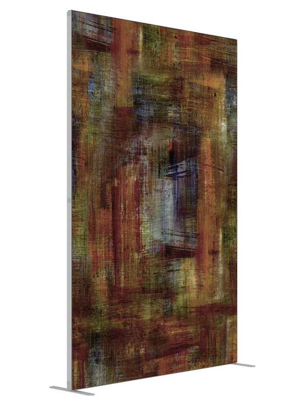 Colorific shown at an angled view, photography backdrop panel for Denny StudioEdge silicone edge frame, 5 ft