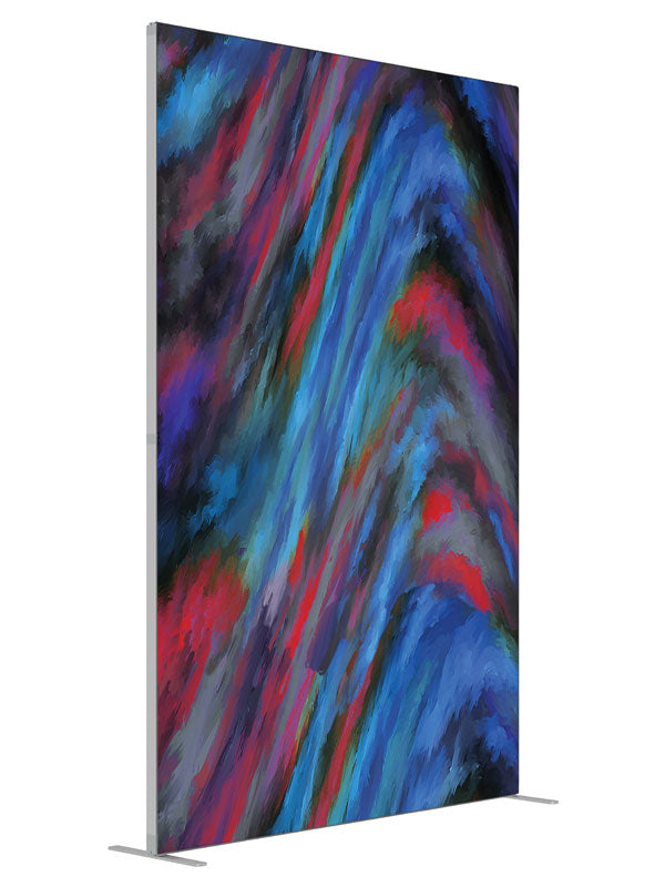 Colorwave Wave Abstract shown at an angled view, photography backdrop panel for Denny StudioEdge silicone edge frame, 5 ft