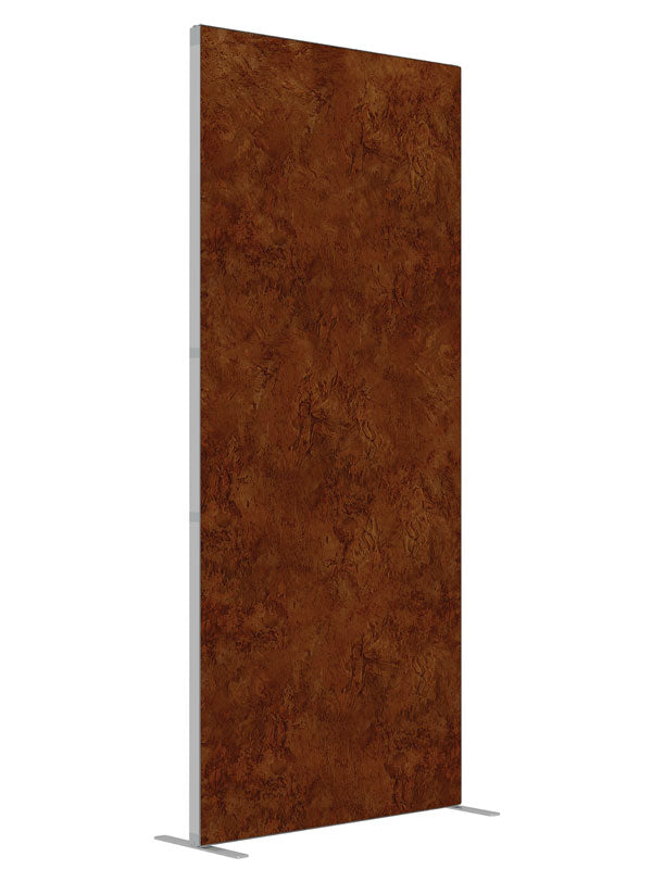 Combustive shown at an angled view, photography backdrop panel for Denny StudioEdge silicone edge frame, 3 ft