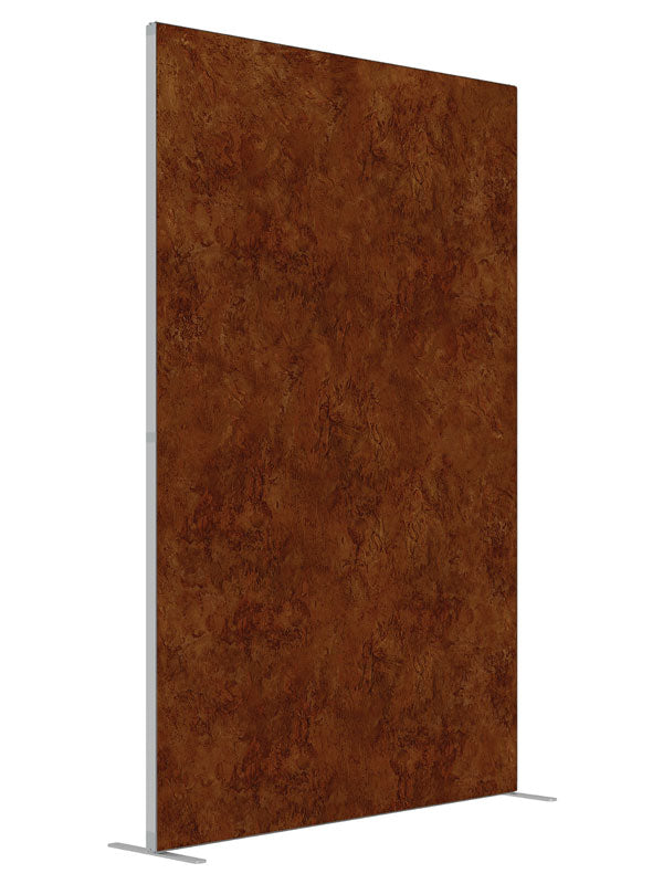 Combustive shown at an angled view, photography backdrop panel for Denny StudioEdge silicone edge frame, 5 ft