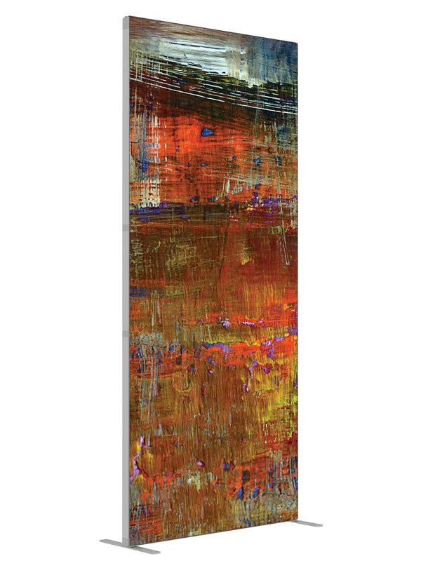 Compulsion Grunge Abstract shown at an angled view, photography backdrop panel for Denny StudioEdge silicone edge frame, 3 ft