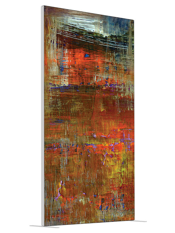 Compulsion Grunge Abstract shown at an angled view, photography backdrop panel for Denny StudioEdge silicone edge frame, 4 ft
