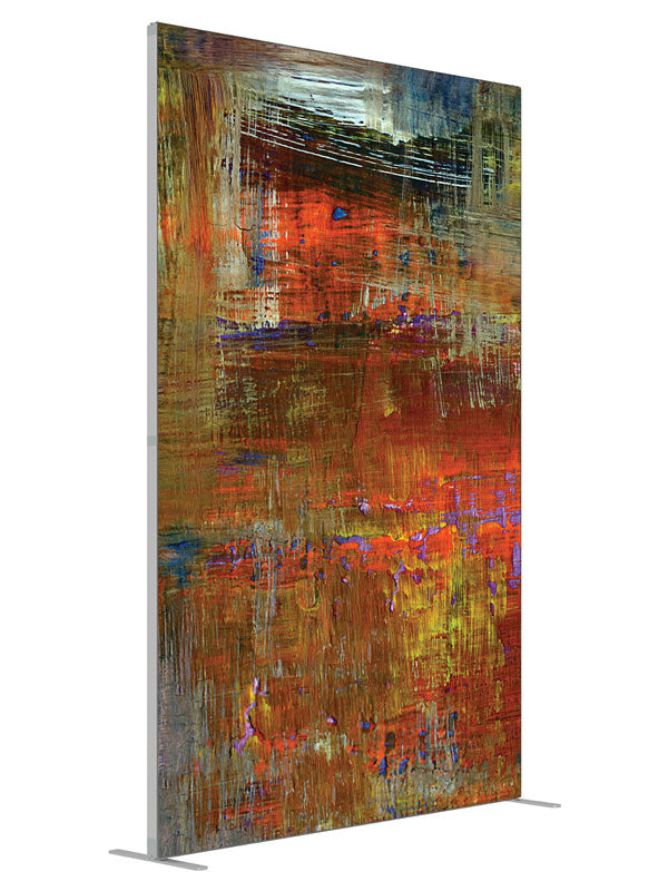 Compulsion Grunge Abstract shown at an angled view, photography backdrop panel for Denny StudioEdge silicone edge frame, 5 ft