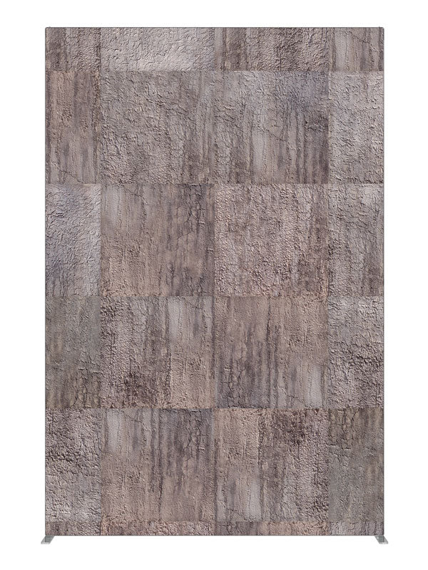 Concrete Grid, photography backdrop panel for Denny StudioEdge silicone edge frame, 5 ft