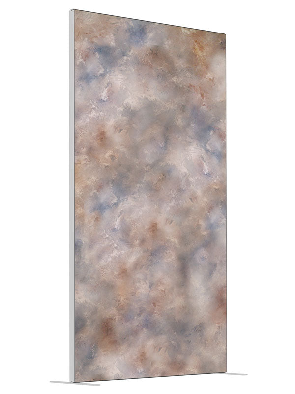 Confection shown at an angled view, photography backdrop panel for Denny StudioEdge silicone edge frame, 4 ft