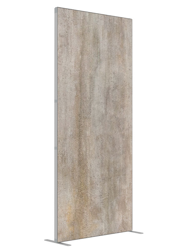 Contemporary Concrete shown at an angled view, photography backdrop panel for Denny StudioEdge silicone edge frame, 3 ft