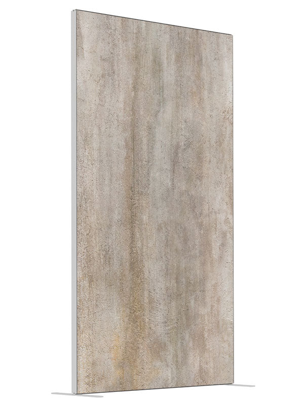 Contemporary Concrete shown at an angled view, photography backdrop panel for Denny StudioEdge silicone edge frame, 4 ft