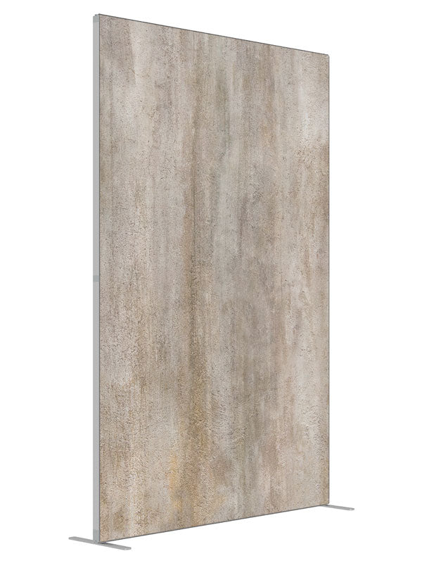 Contemporary Concrete shown at an angled view, photography backdrop panel for Denny StudioEdge silicone edge frame, 5 ft