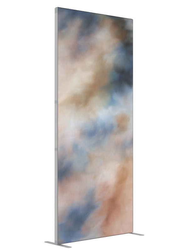 Coral shown at an angled view, photography backdrop panel for Denny StudioEdge silicone edge frame, 3 ft