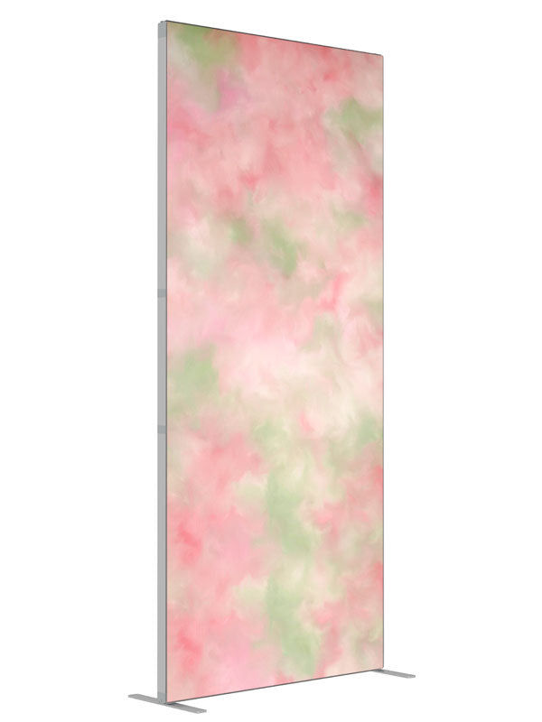Cotton Candy shown at an angled view, photography backdrop panel for Denny StudioEdge silicone edge frame, 3 ft