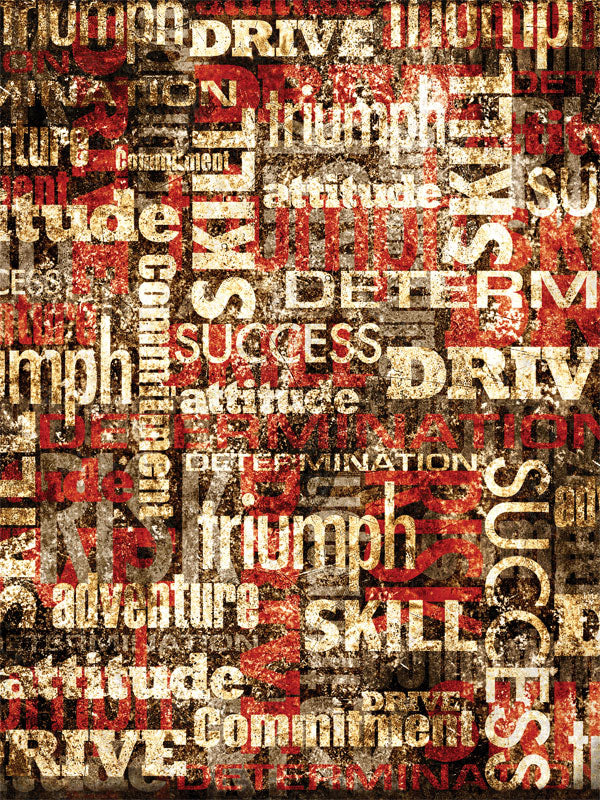 Inspiration Backdrop and Warm Earth Brown Floor Drop Bundle - Denny Mfg