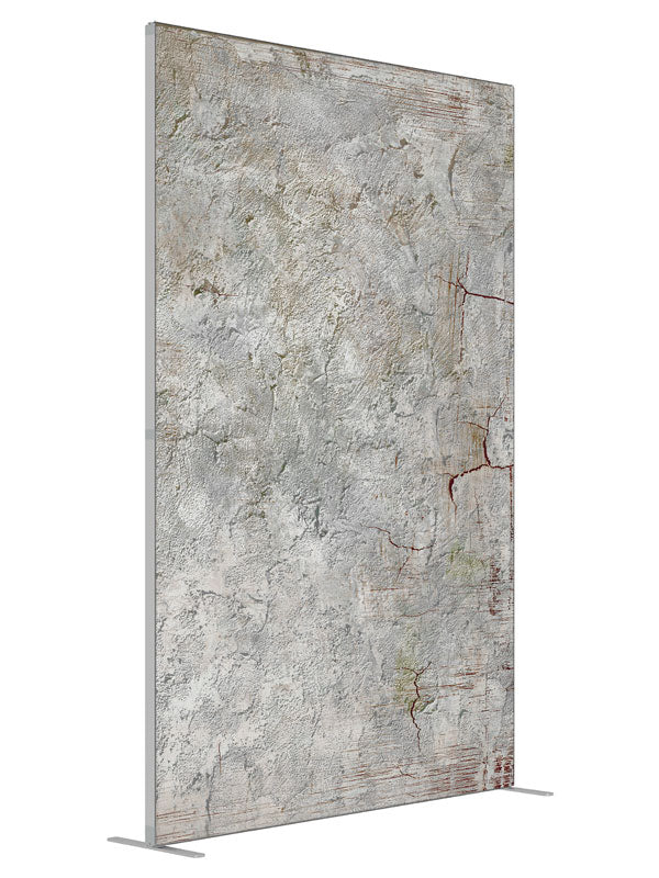 Cracked Up shown at an angled view, photography backdrop panel for Denny StudioEdge silicone edge frame, 5 ft