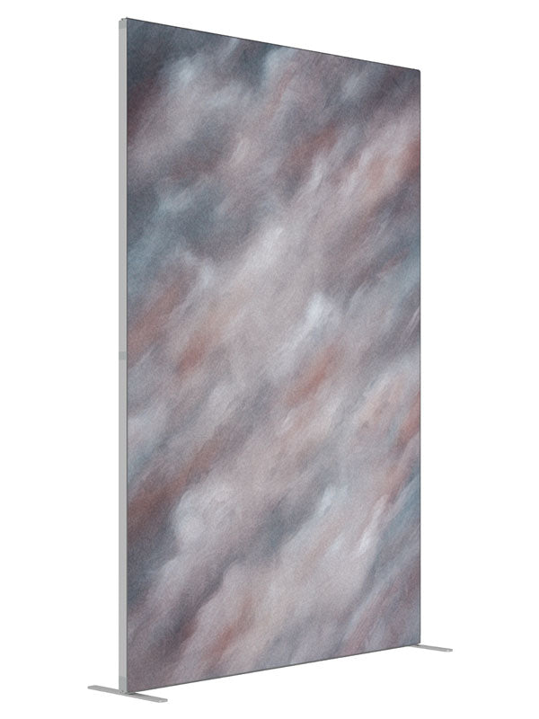 Crayon Dawn shown at an angled view, photography backdrop panel for Denny StudioEdge silicone edge frame, 5 ft