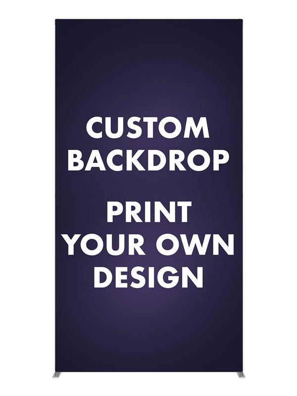 Custom print-your-own design, photography backdrop panel for Denny StudioEdge silicone edge frame, 4 ft