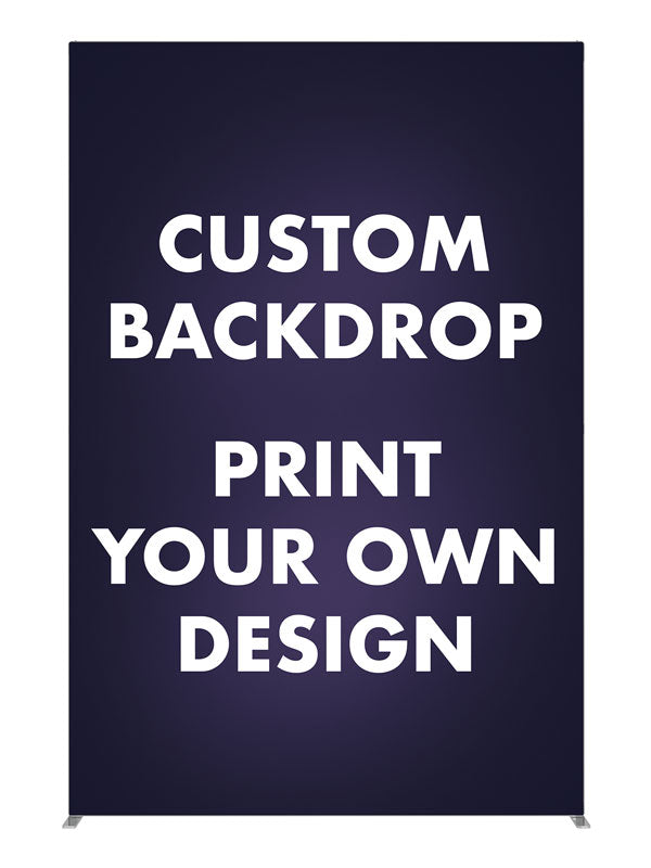 Custom print-your-own design, photography backdrop panel for Denny StudioEdge silicone edge frame, 5 ft