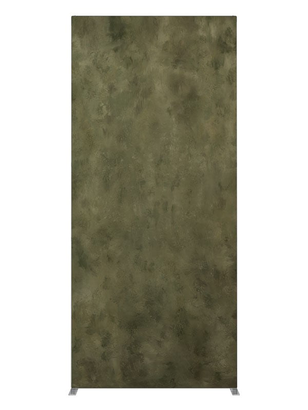 Dark Green Olive, photography backdrop panel for Denny StudioEdge silicone edge frame, 3 ft