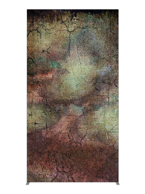 Dark olive brown grunge, photography backdrop panel for Denny StudioEdge silicone edge frame, 4 ft